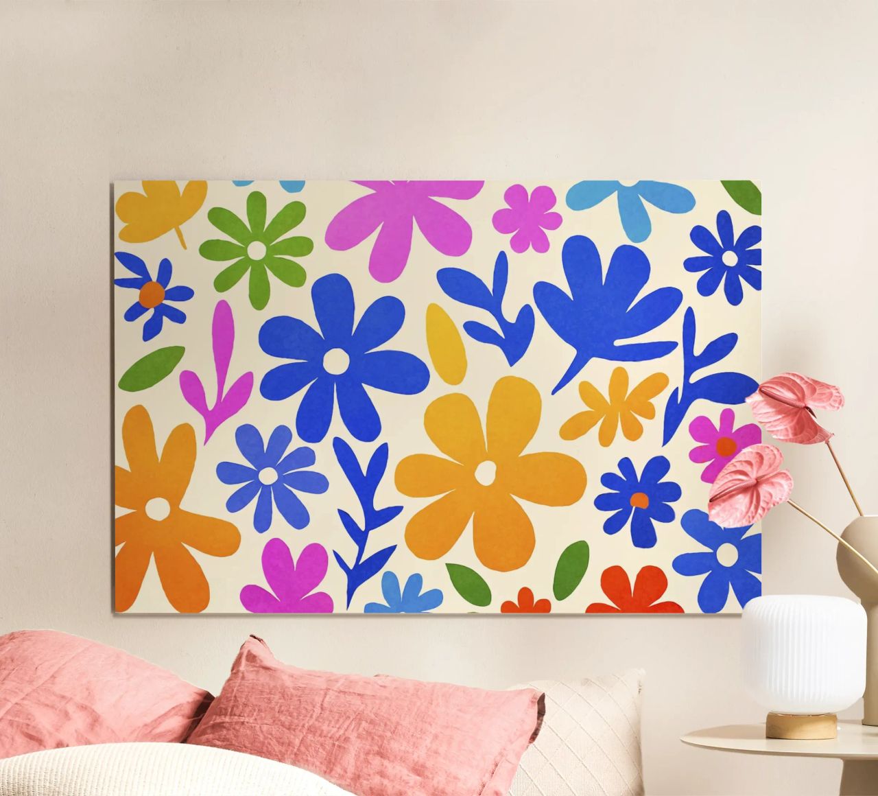 Matisse Groovy Jardín de flores de verano hahnemühle de Andrea Haase Modern Home