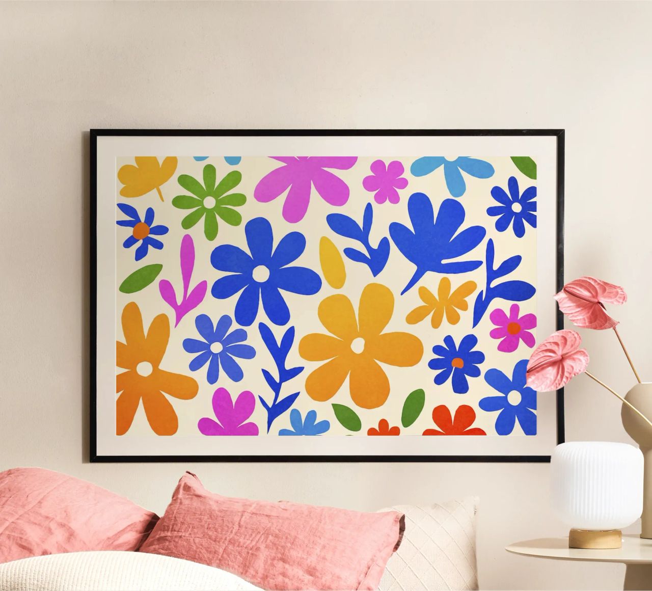 Matisse Groovy Jardín de flores de verano hahnemühle de Andrea Haase Modern Home