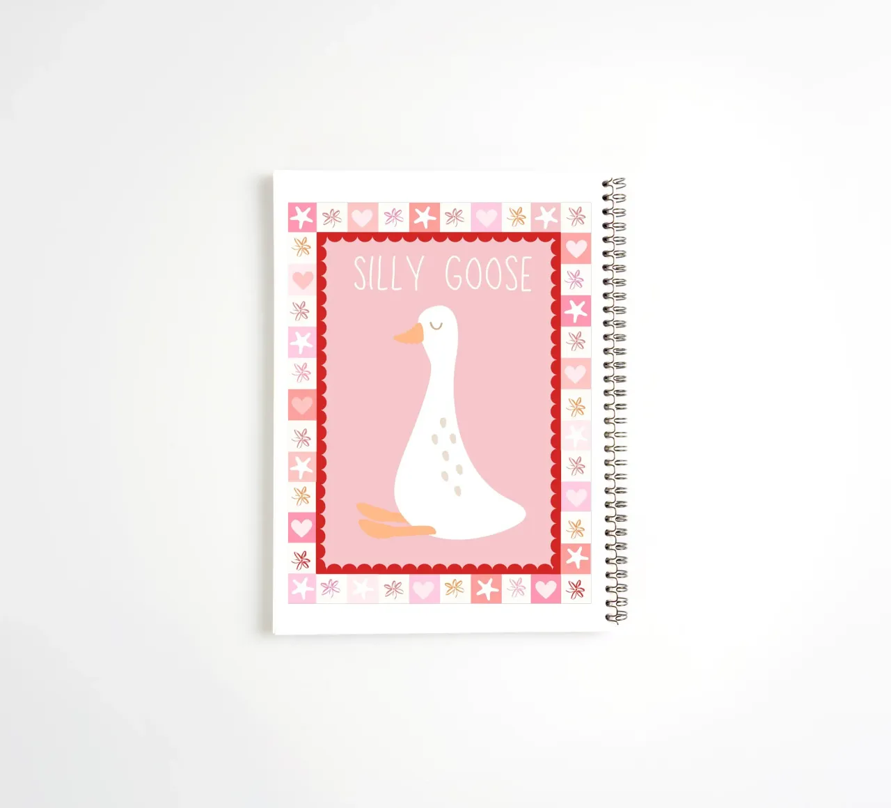 Stampa dell'oca sciocca per bambini, decorazione della stanza dei giochi, poster per la stanza dei bambini diario ad anelli da SunshinePrints