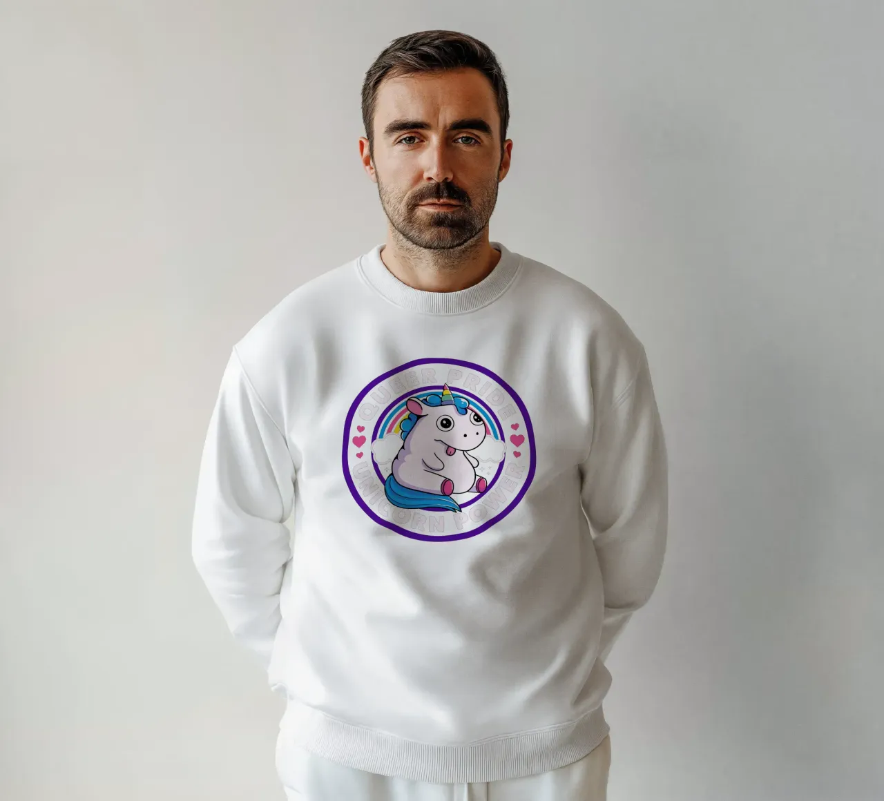 Orgullo gay Poder unicornio sudadera de Tobe Fonseca