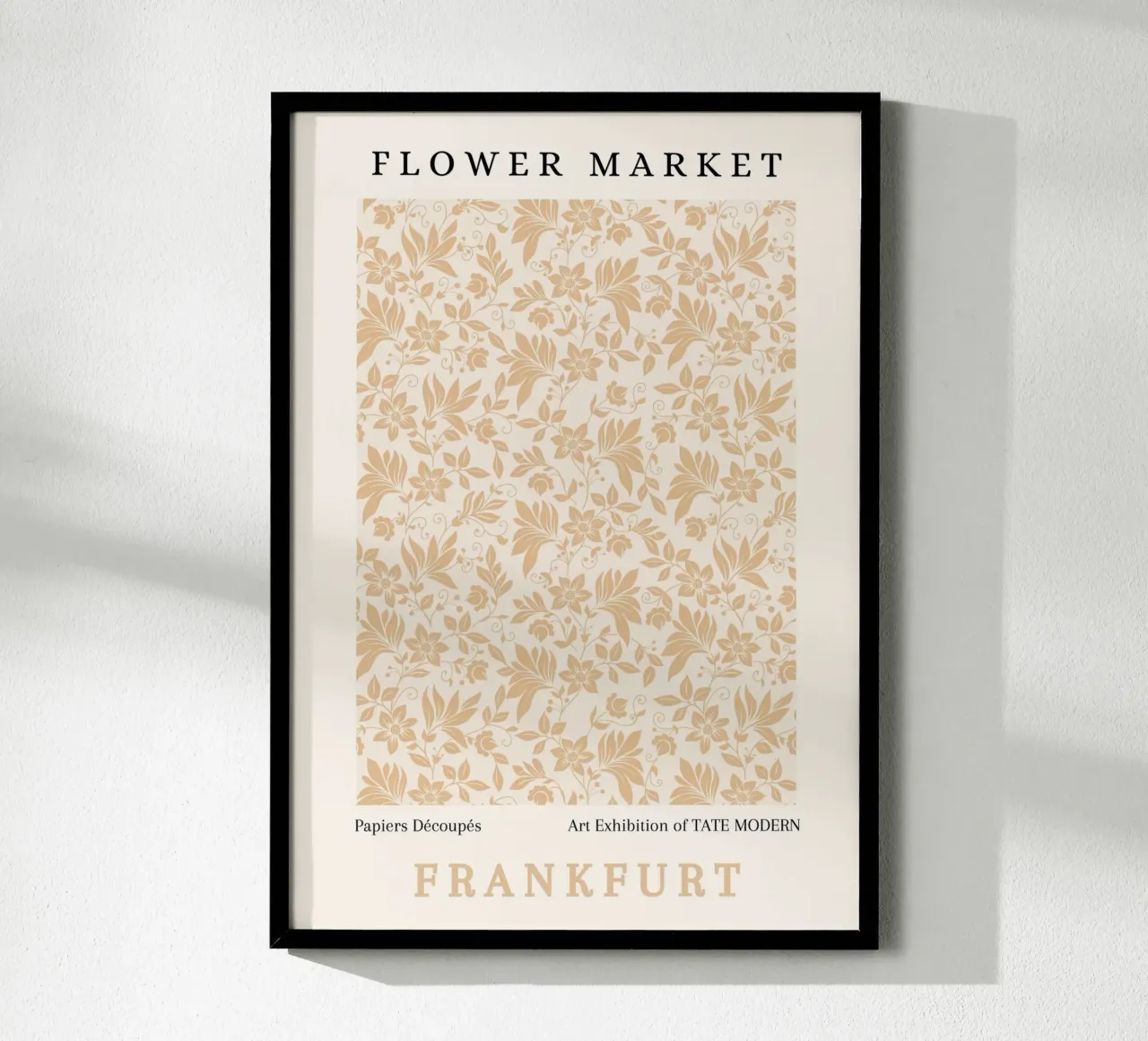 Mercato dei fiori Modello floreale Poster per la mostra della Tate Modern poster da NorwesClub