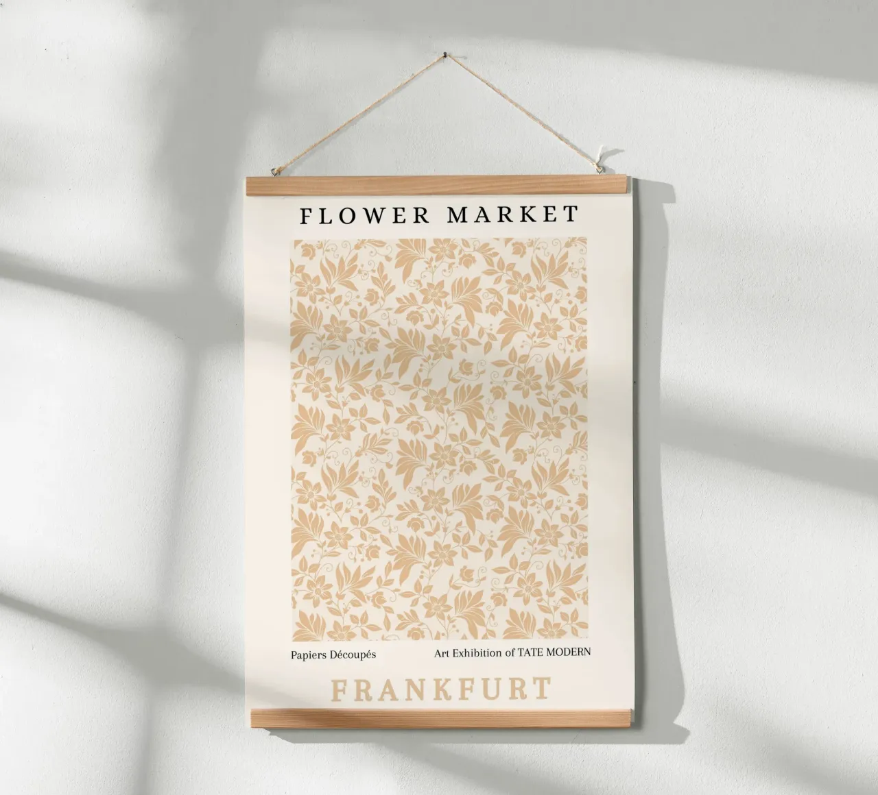Mercato dei fiori Modello floreale Poster per la mostra della Tate Modern poster da NorwesClub