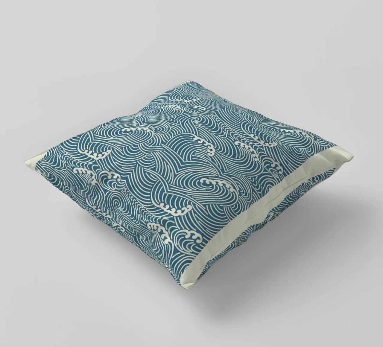 Japanese Crest Woodblock cuscino da Vintage by JUNIQE