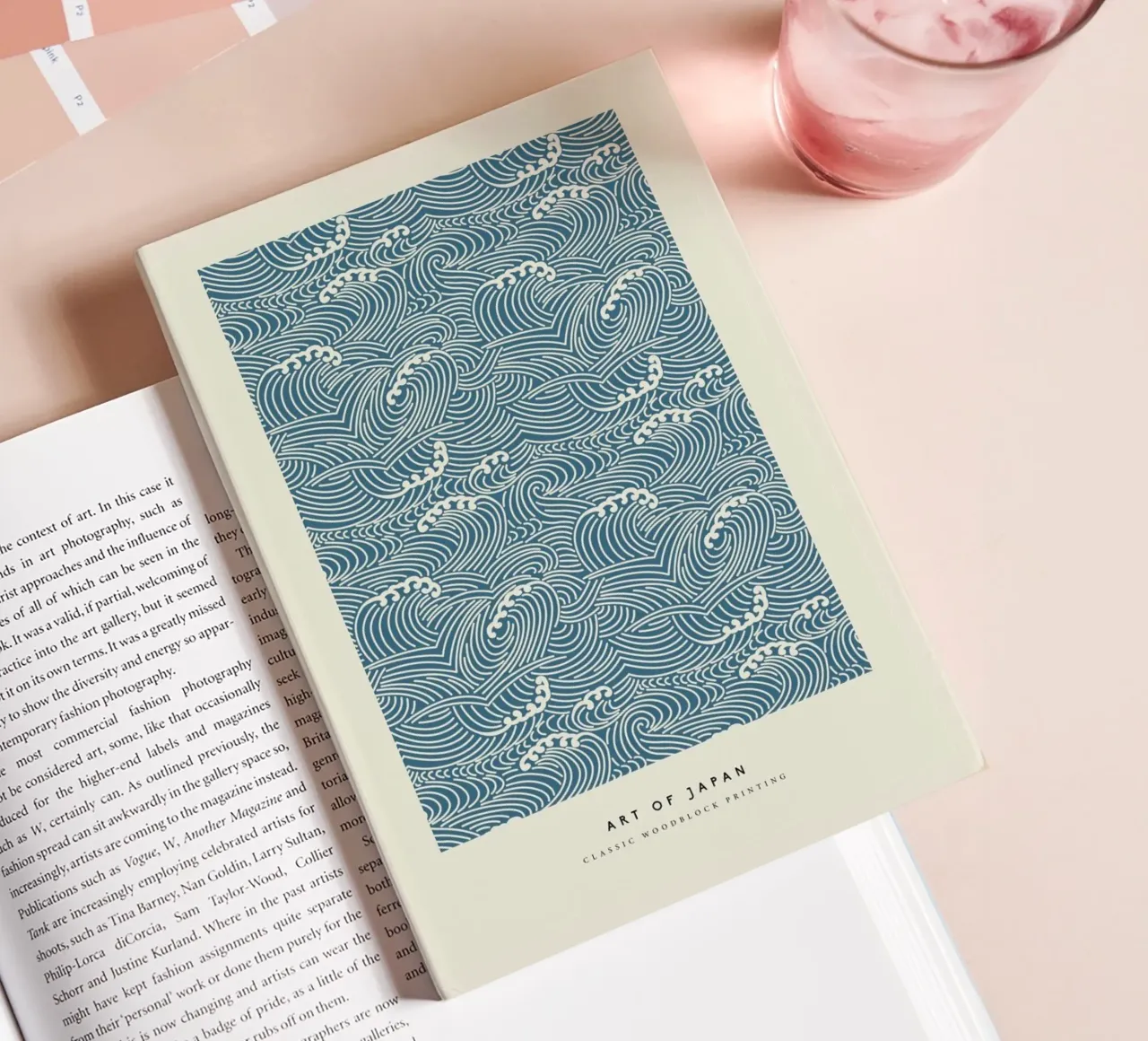 Japanese Crest Woodblock notebook by Vintage by JUNIQE