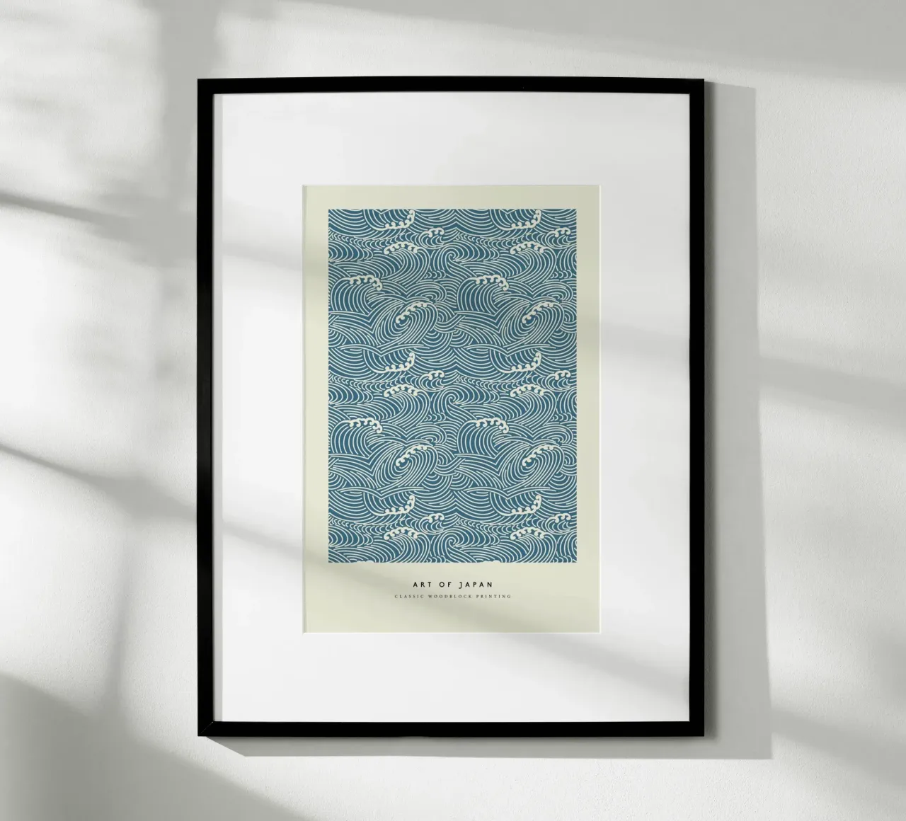 Japanese Crest Woodblock poster van Vintage by JUNIQE