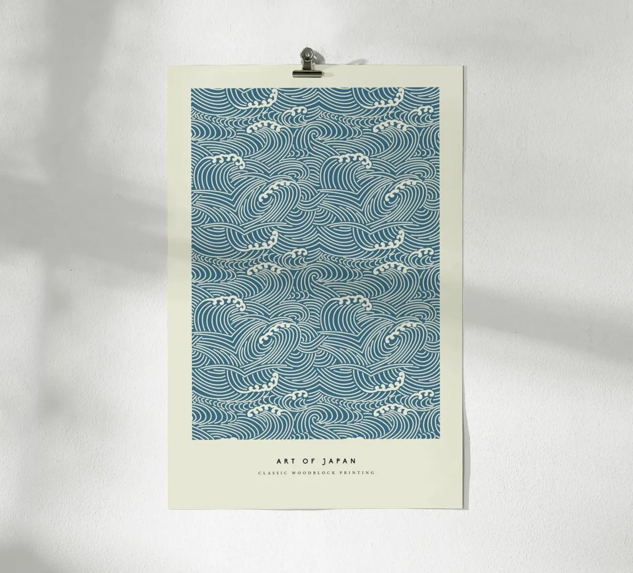 Japanese Crest Woodblock poster con telaio in alluminio da Vintage by JUNIQE