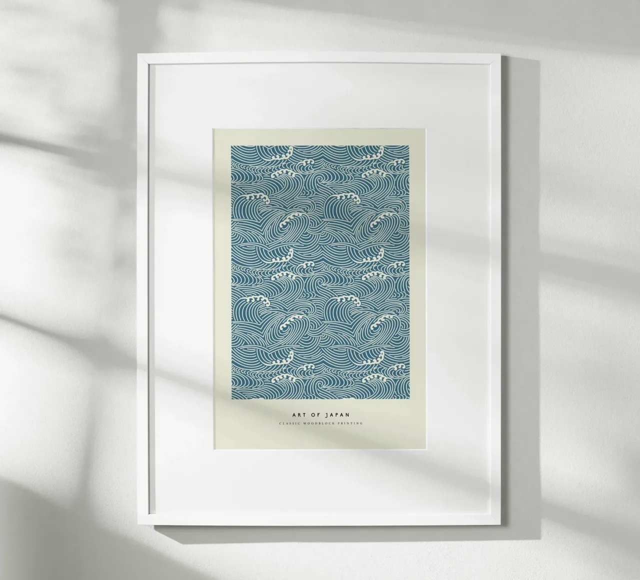 Japanese Crest Woodblock poster van Vintage by JUNIQE