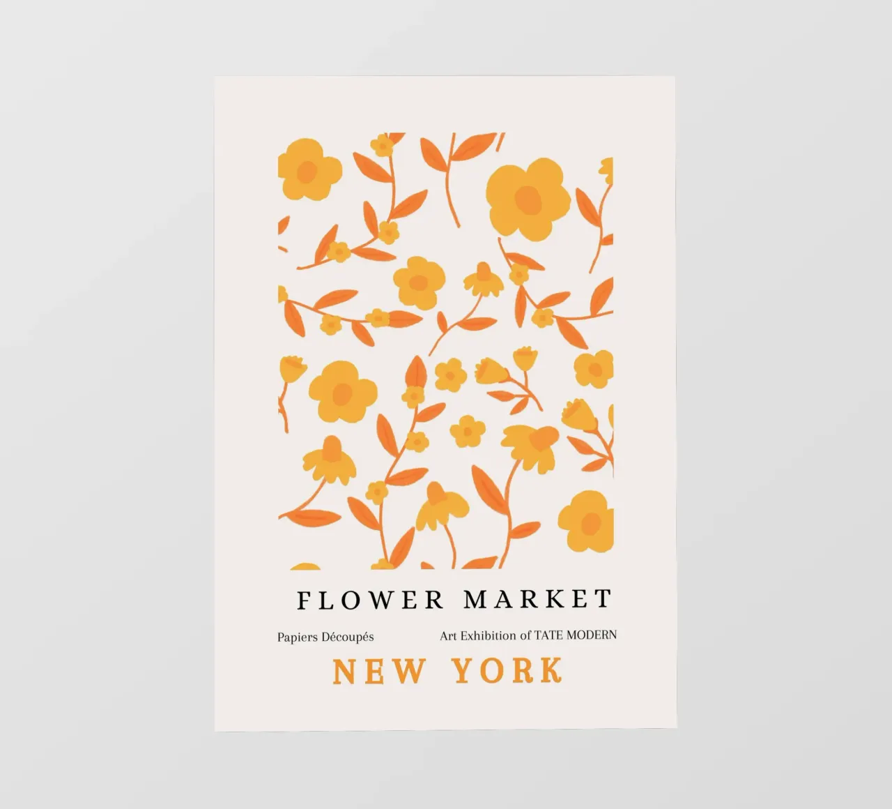 Mercato dei fiori Mostra astratta floreale della Tate Modern pellicola backlit da NorwesClub