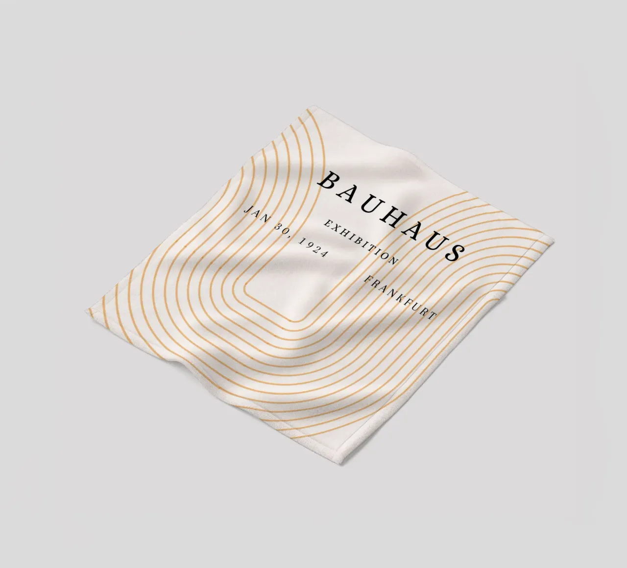 Mostra Bauhaus 1924 Poster con archi geometrici coperta in pile da NorwesClub