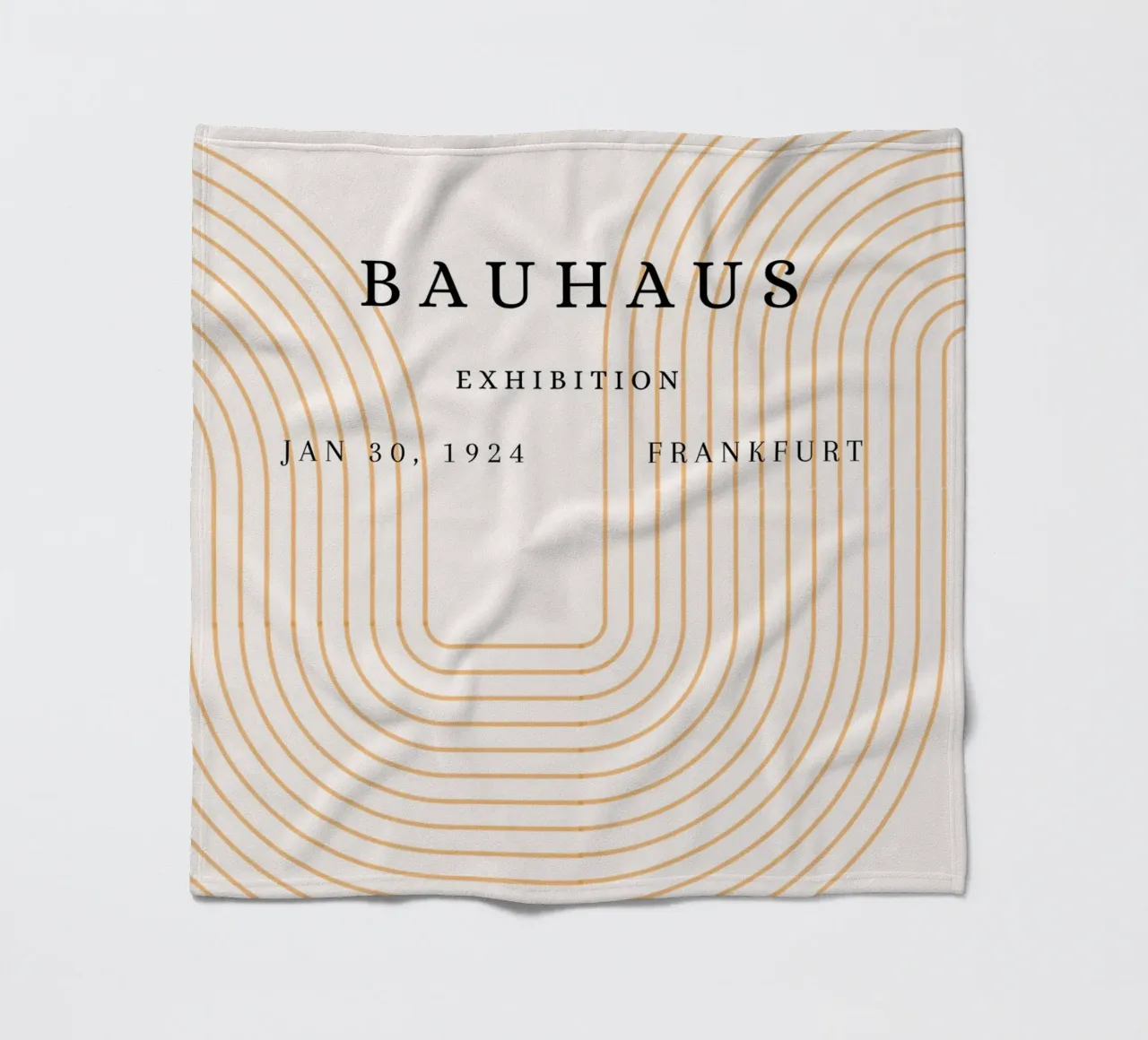 Mostra Bauhaus 1924 Poster con archi geometrici coperta in pile da NorwesClub