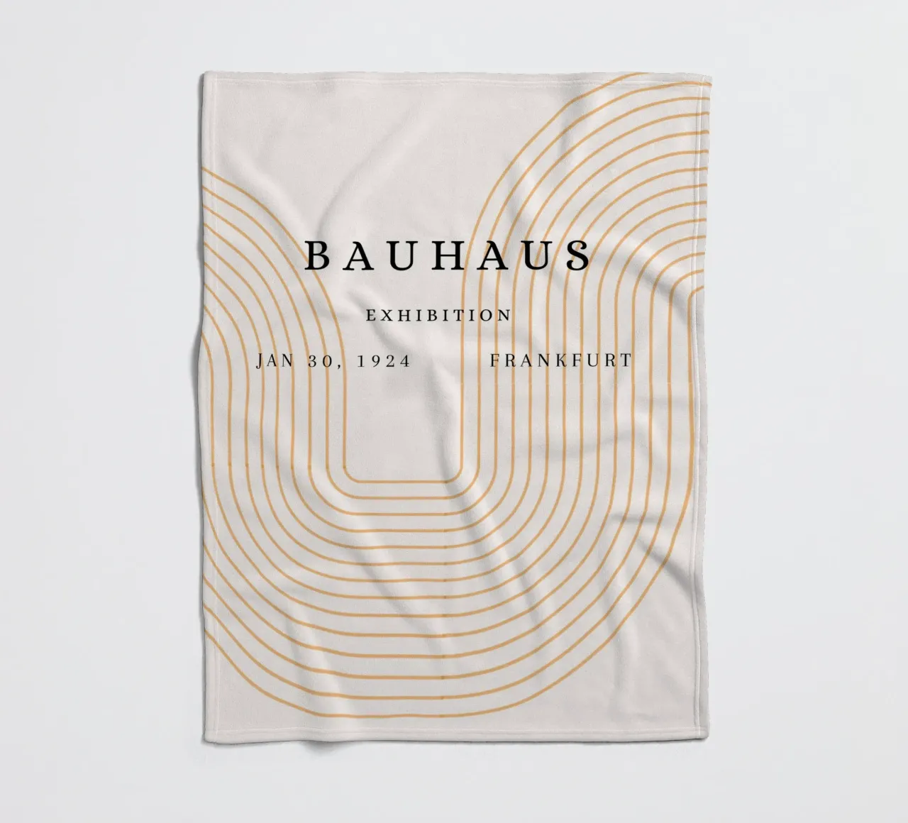 Mostra Bauhaus 1924 Poster con archi geometrici coperta in pile da NorwesClub
