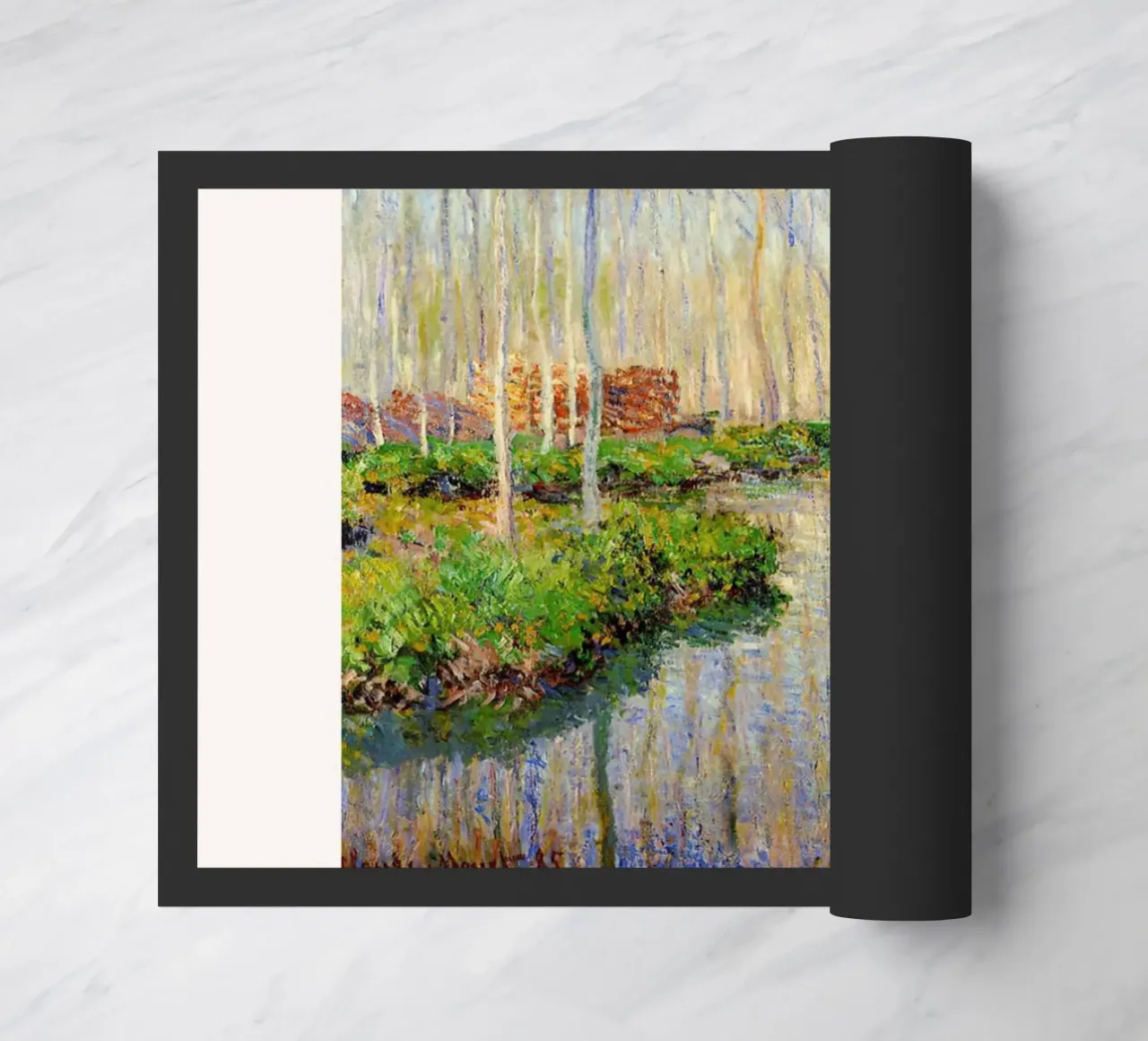 Claude Monet Il fiume Epte Poster museale d'epoca zerbino da NorwesClub