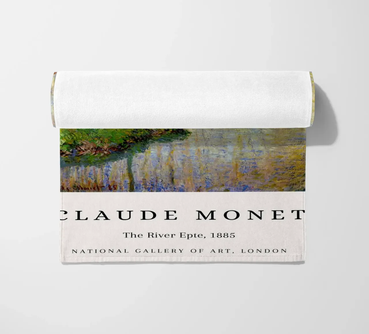 Claude Monet Il fiume Epte Poster museale d'epoca telo mare da NorwesClub