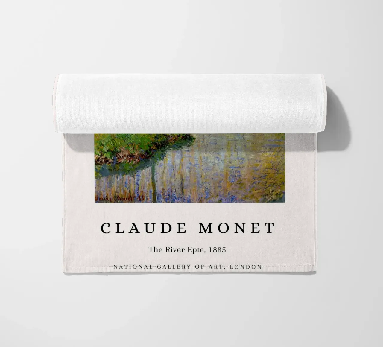 Claude Monet Il fiume Epte Poster museale d'epoca telo mare da NorwesClub
