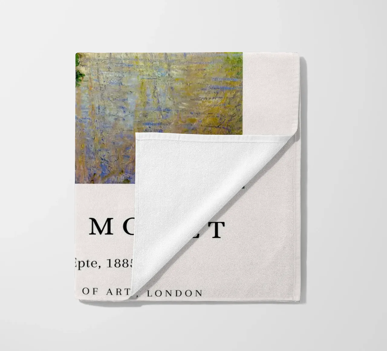 Claude Monet Il fiume Epte Poster museale d'epoca telo mare da NorwesClub
