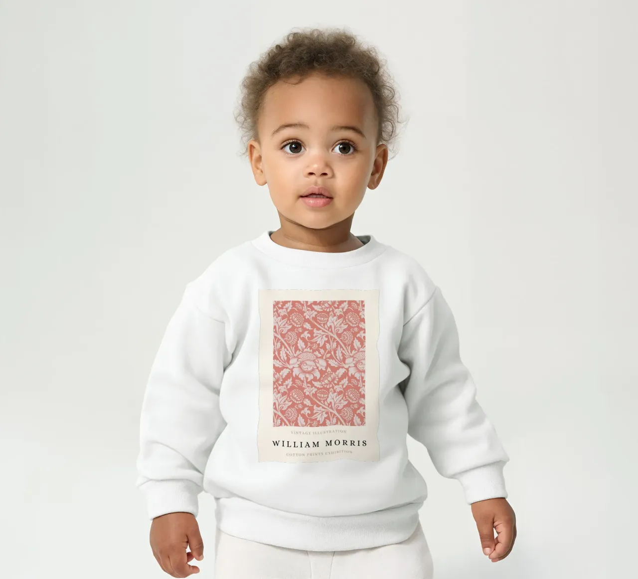 William Morris Chrysanthemum - Manifesto d'esposizione d'epoca felpa neonato da NorwesClub