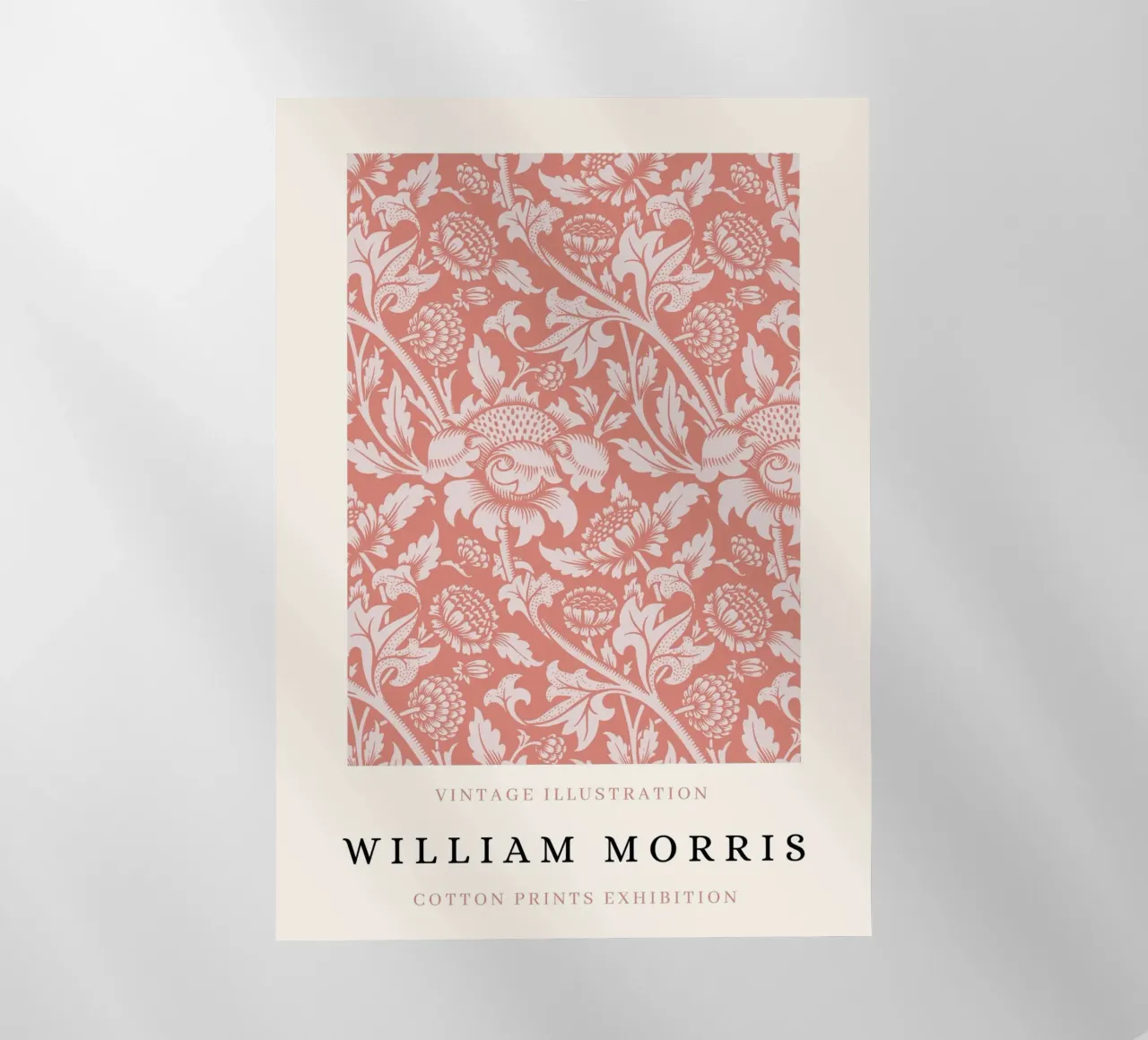 William Morris Chrysanthemum - Manifesto d'esposizione d'epoca pellicola backlit da NorwesClub