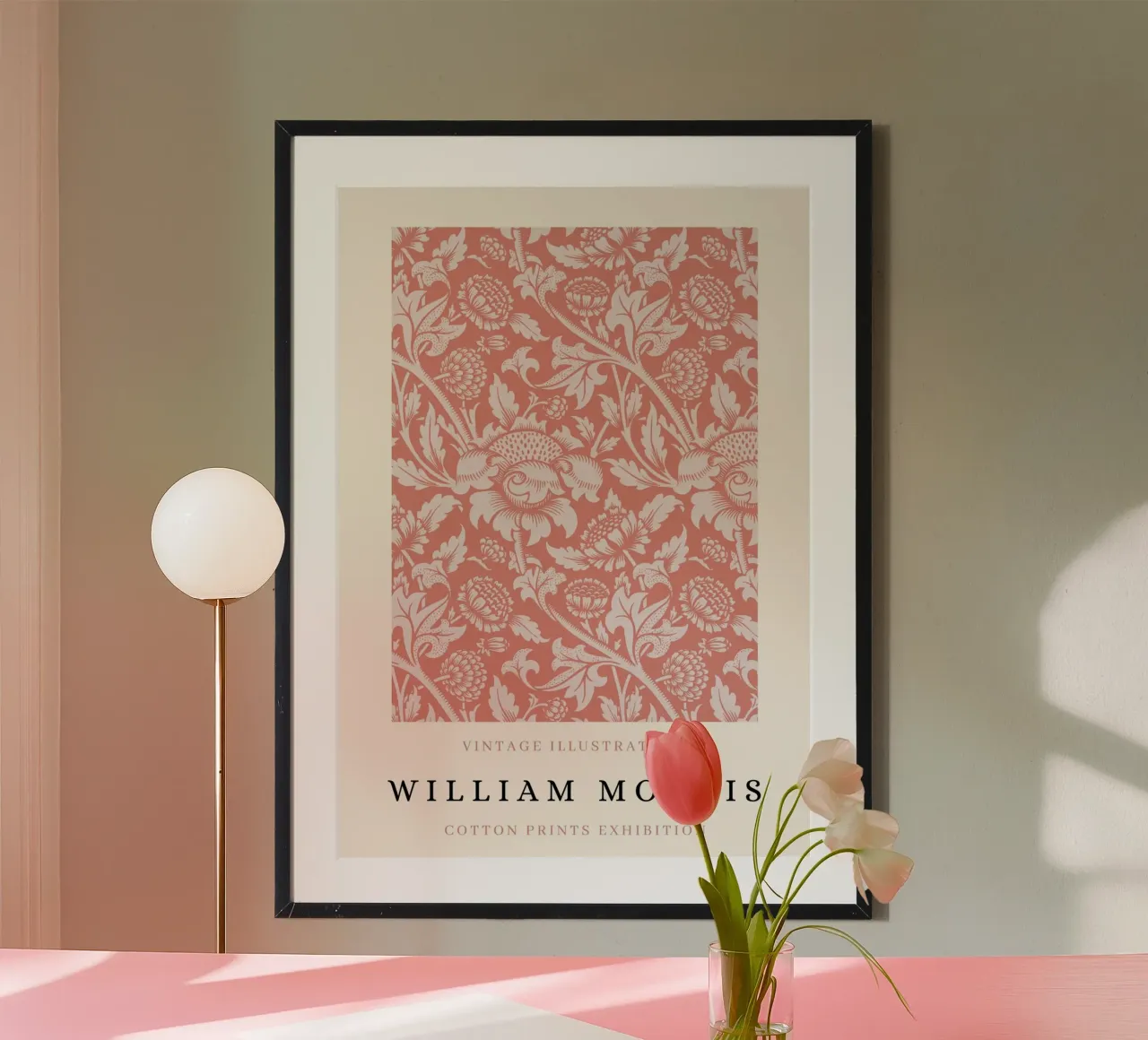 William Morris Chrysanthemum - Manifesto d'esposizione d'epoca carta hahnemühle da NorwesClub