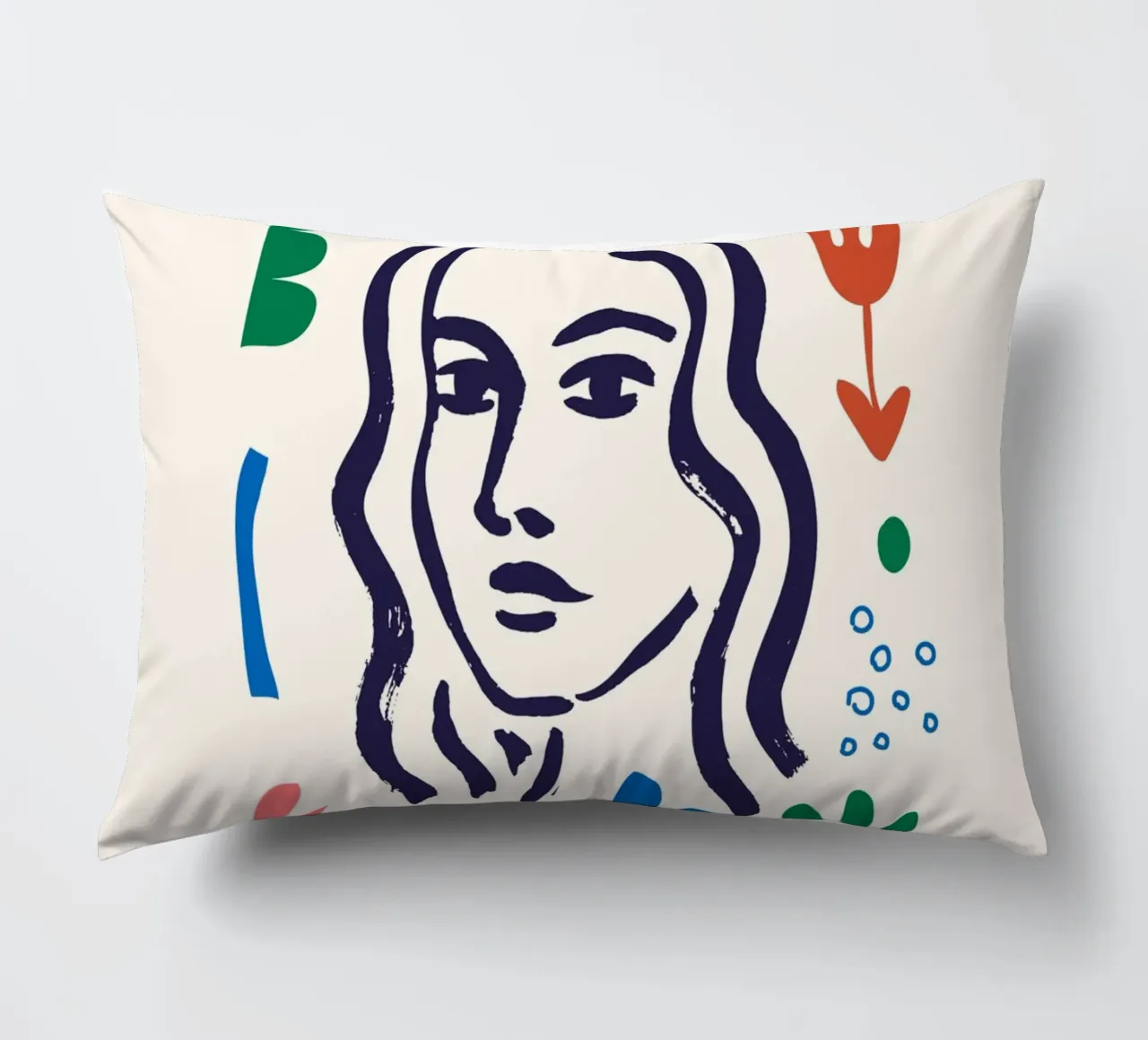Poster astratto colorato Picasso Musee d'Antibes cuscino da NorwesClub
