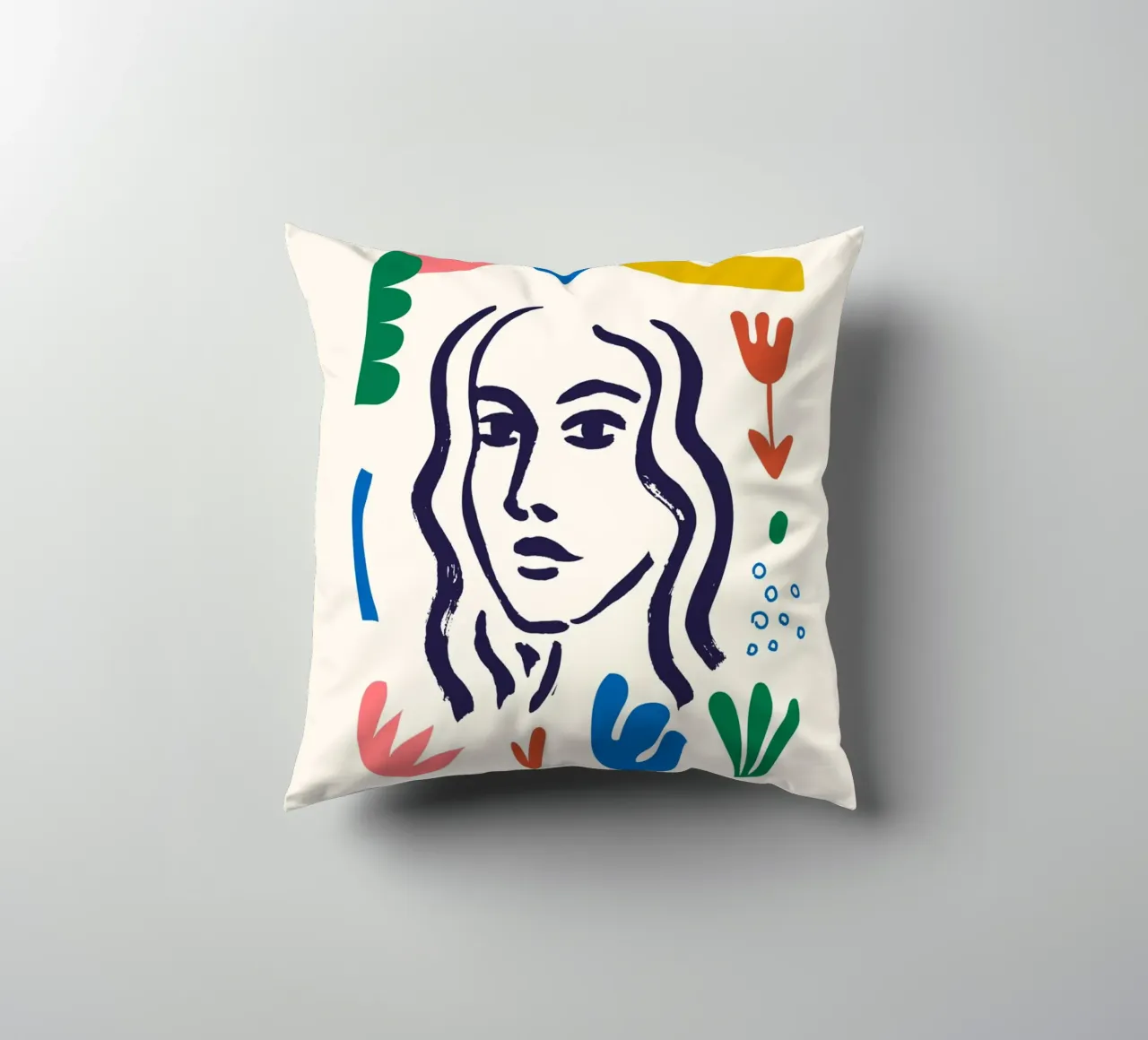 Poster astratto colorato Picasso Musee d'Antibes cuscino da NorwesClub