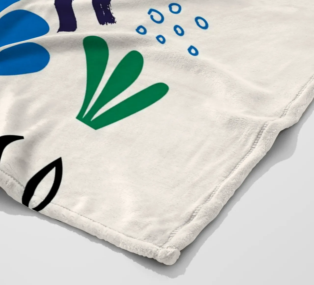 Poster astratto colorato Picasso Musee d'Antibes coperta in pile da NorwesClub