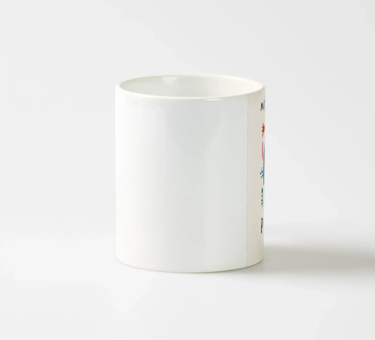 Poster con volto astratto e colorato di Picasso Museo d'Orsay tazza in ceramica da NorwesClub