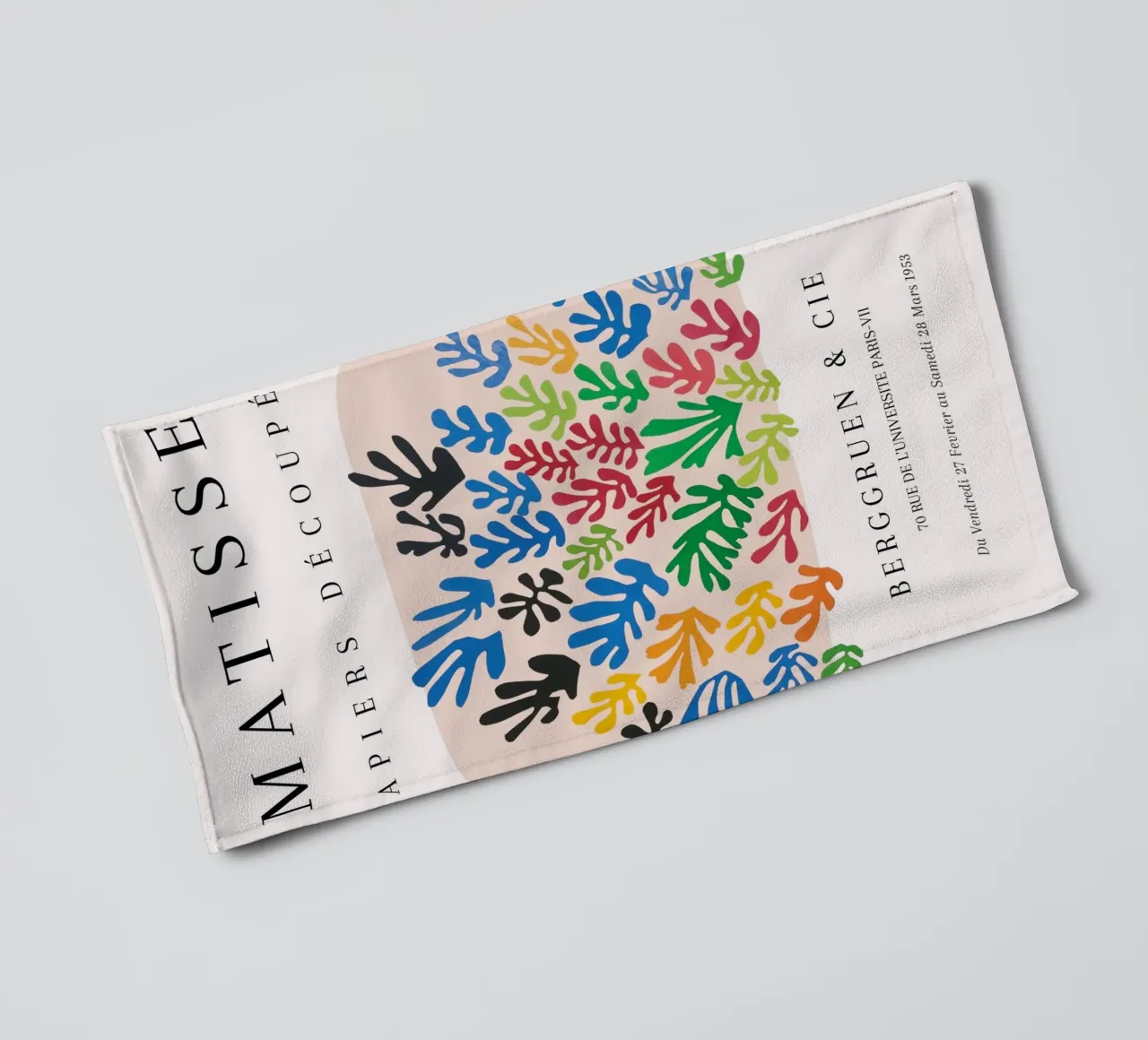 Matisse La Gerbe La gerbe Découpages Affiche d'époque serviette de bain de NorwesClub