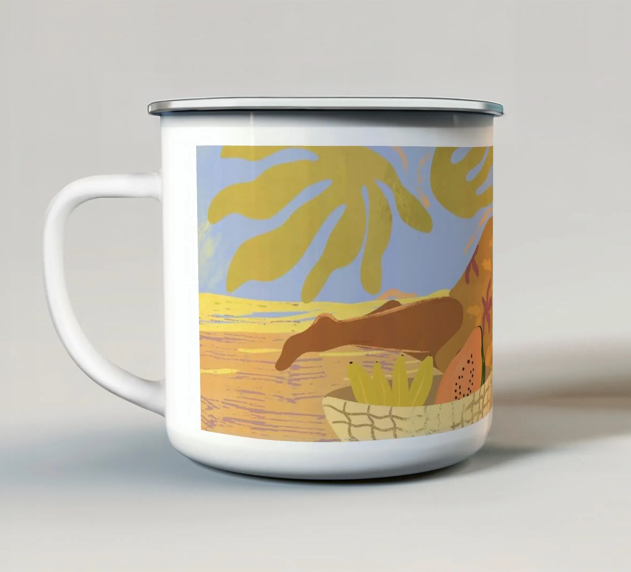 Me Time tazza in smalto da Arty Guava