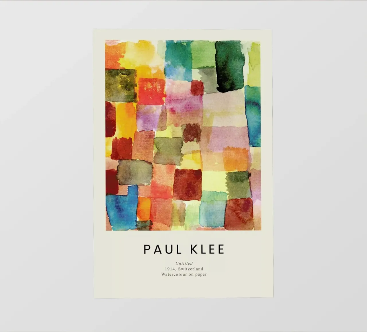 Klee - Untitled, 1914 pellicola backlit da Vintage by JUNIQE