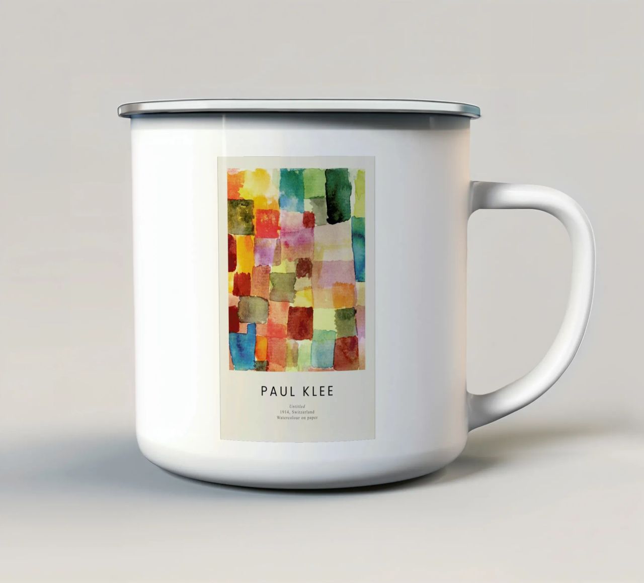 Klee - Untitled, 1914 tazza in smalto da Vintage by JUNIQE