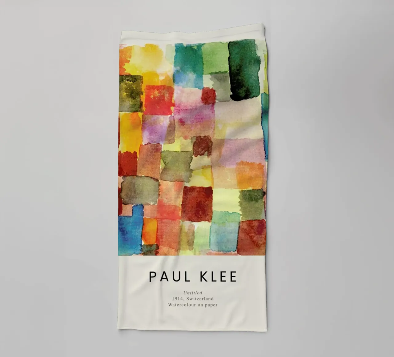 Klee - Untitled, 1914 asciugamano da bagno da Vintage by JUNIQE