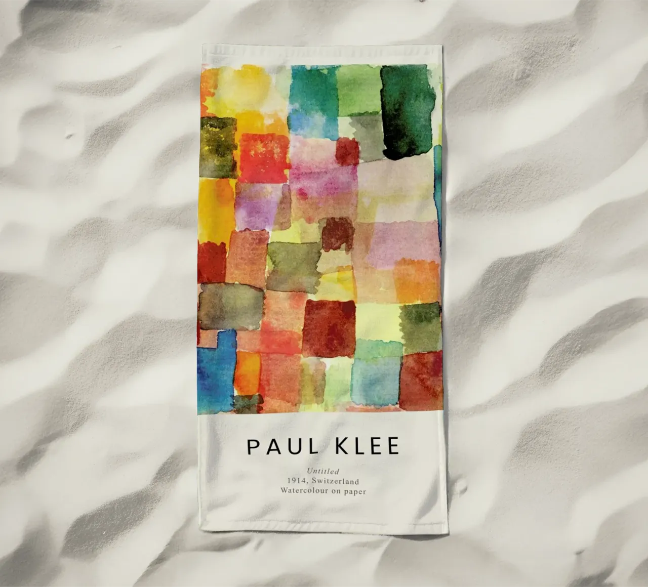 Klee - Untitled, 1914 telo mare da Vintage by JUNIQE