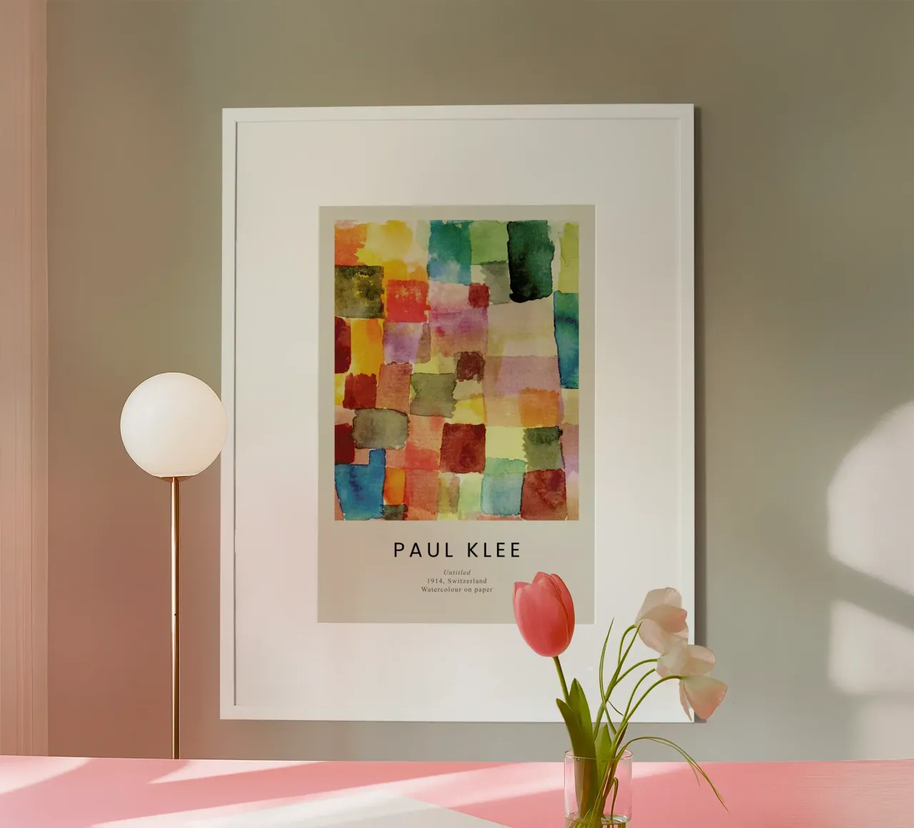 Klee - Untitled, 1914 poster van Vintage by JUNIQE