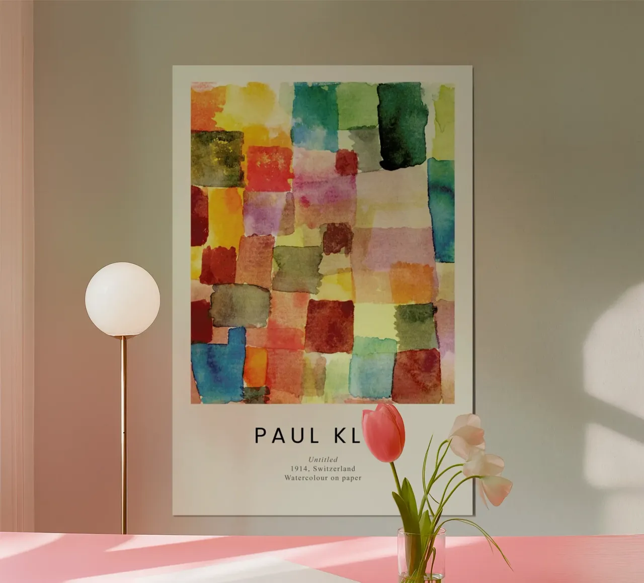 Klee - Untitled, 1914 poster van Vintage by JUNIQE