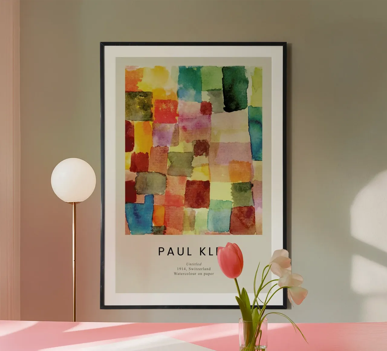 Klee - Untitled, 1914 poster van Vintage by JUNIQE