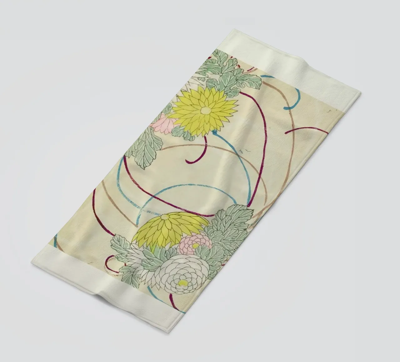 Shin-Bijutsukai - Floral Lines telo mare da Vintage by JUNIQE