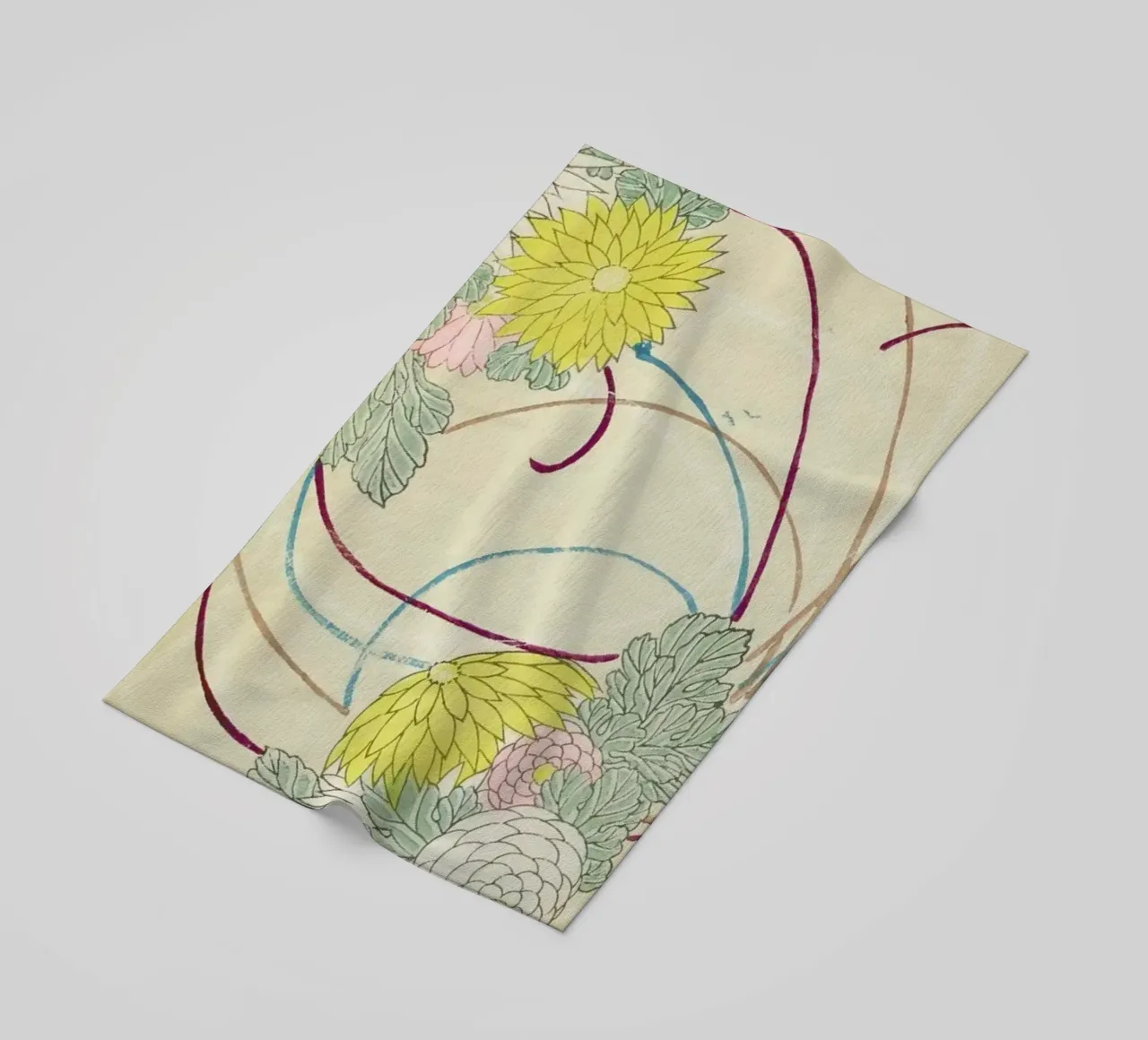 Shin-Bijutsukai - Floral Lines telo mare da Vintage by JUNIQE