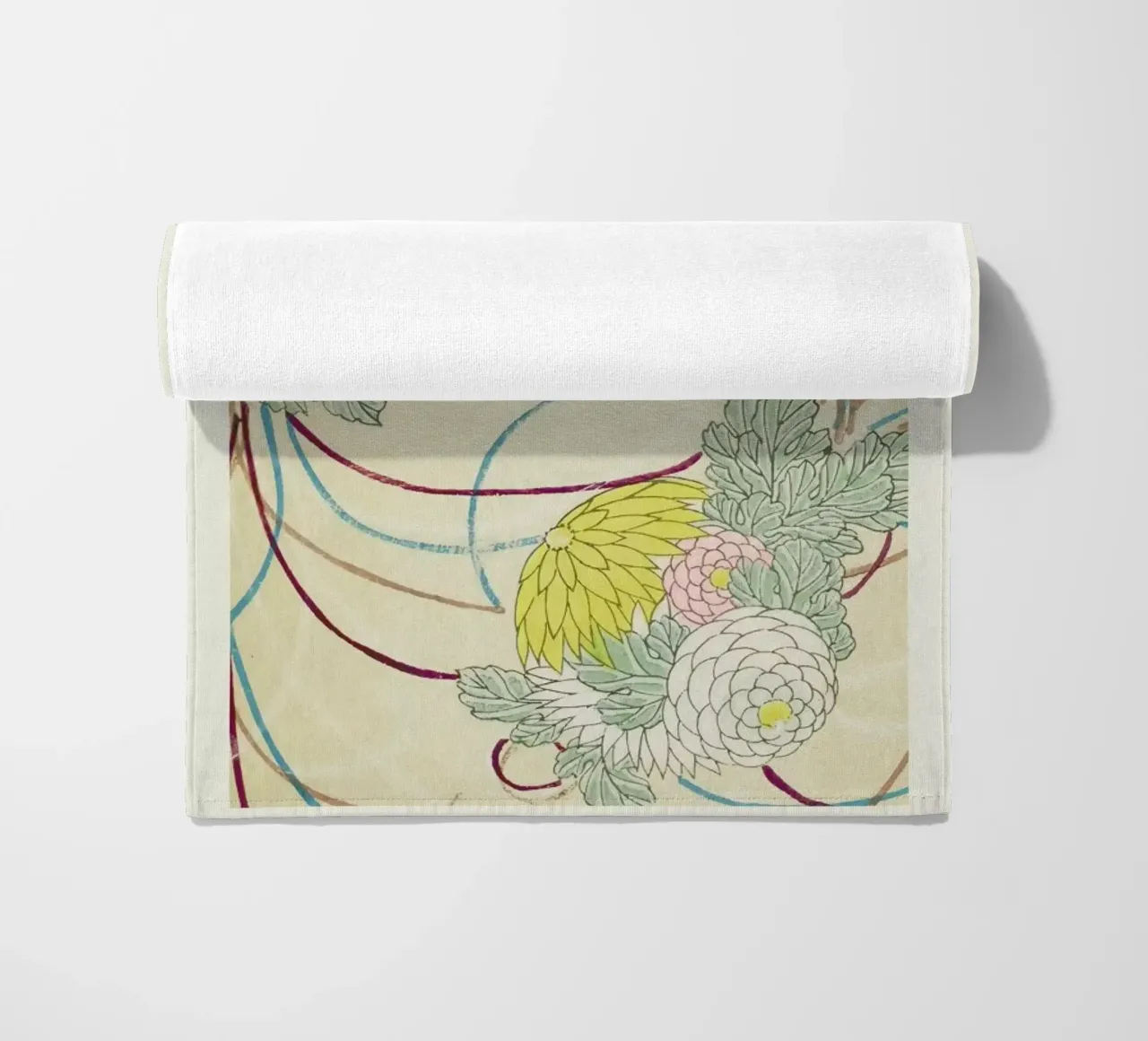 Shin-Bijutsukai - Floral Lines telo mare da Vintage by JUNIQE