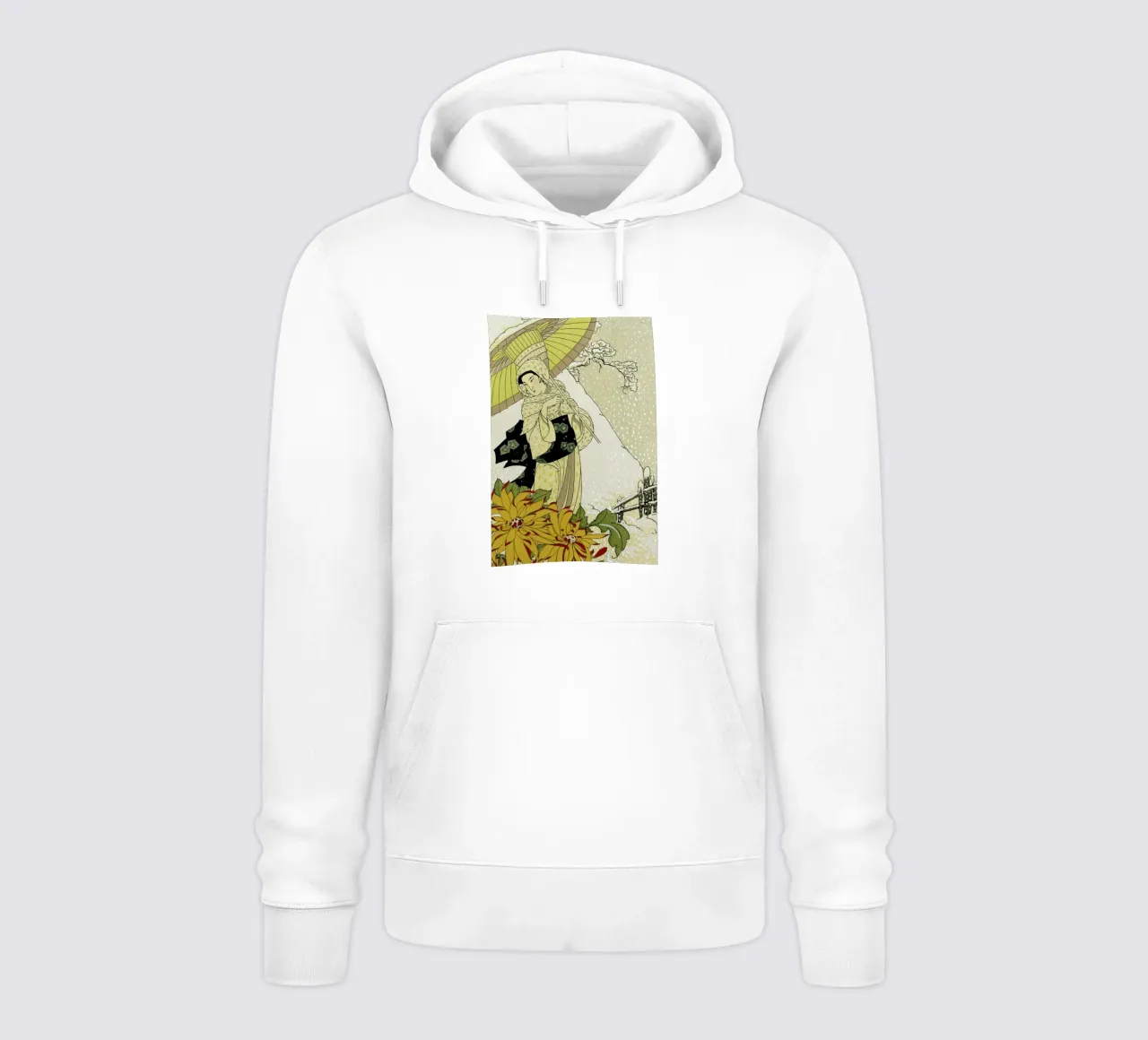 Blanche - Snow in Japan felpa con cappuccio da ARTOTHEK