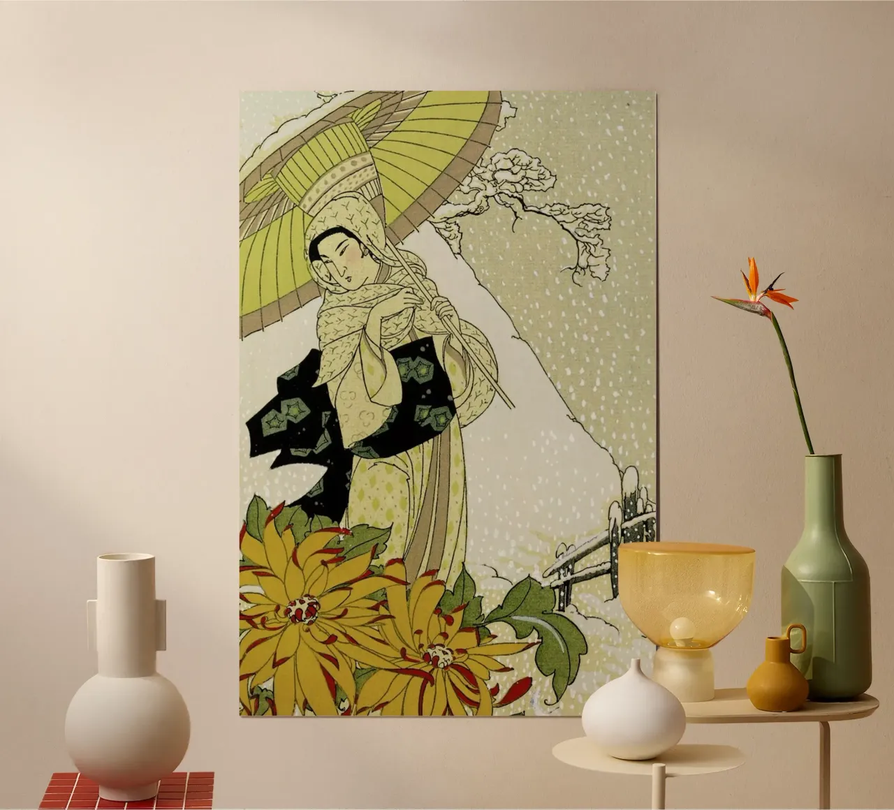 Blanche - Snow in Japan poster da ARTOTHEK