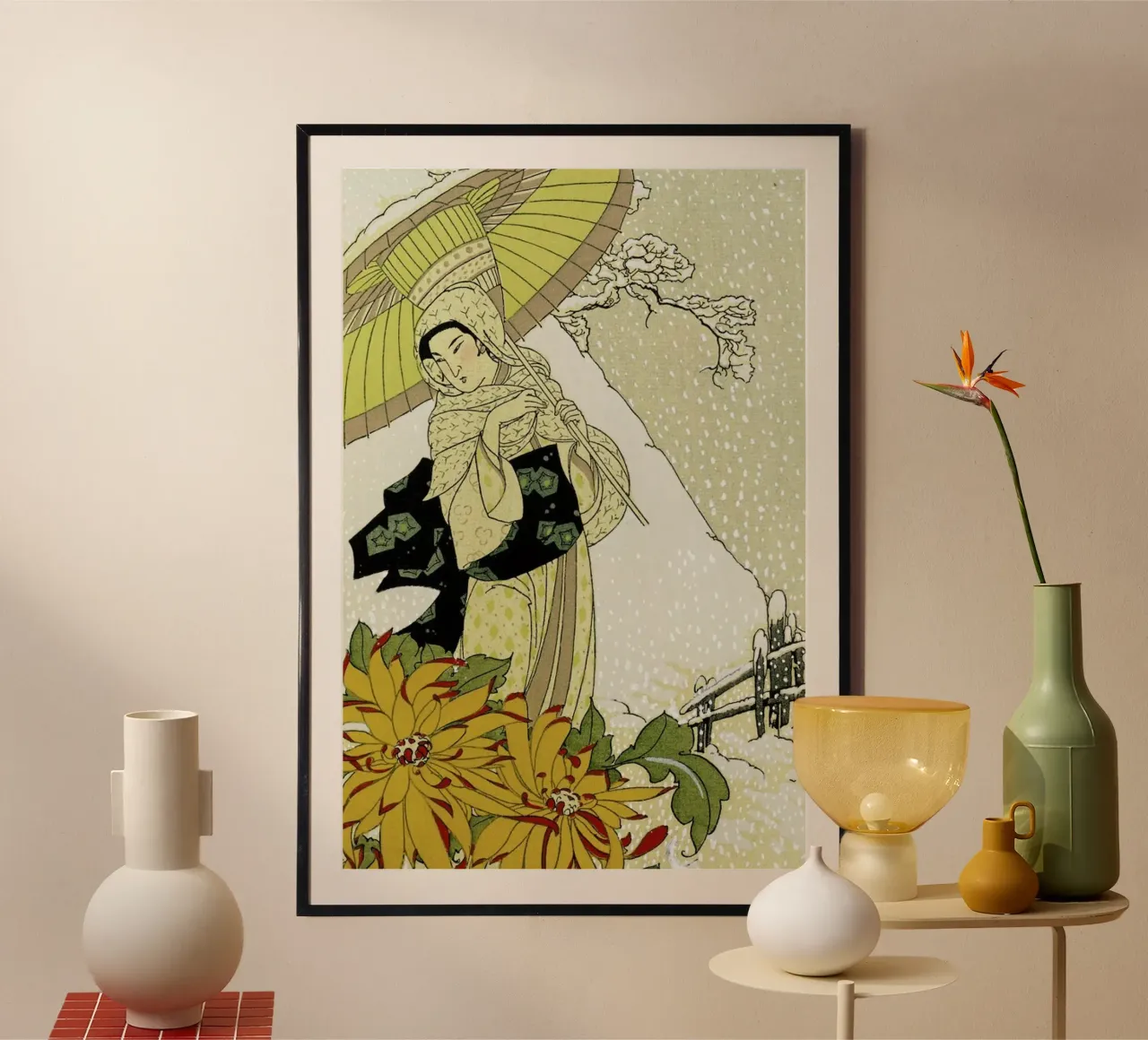 Blanche - Snow in Japan poster da ARTOTHEK