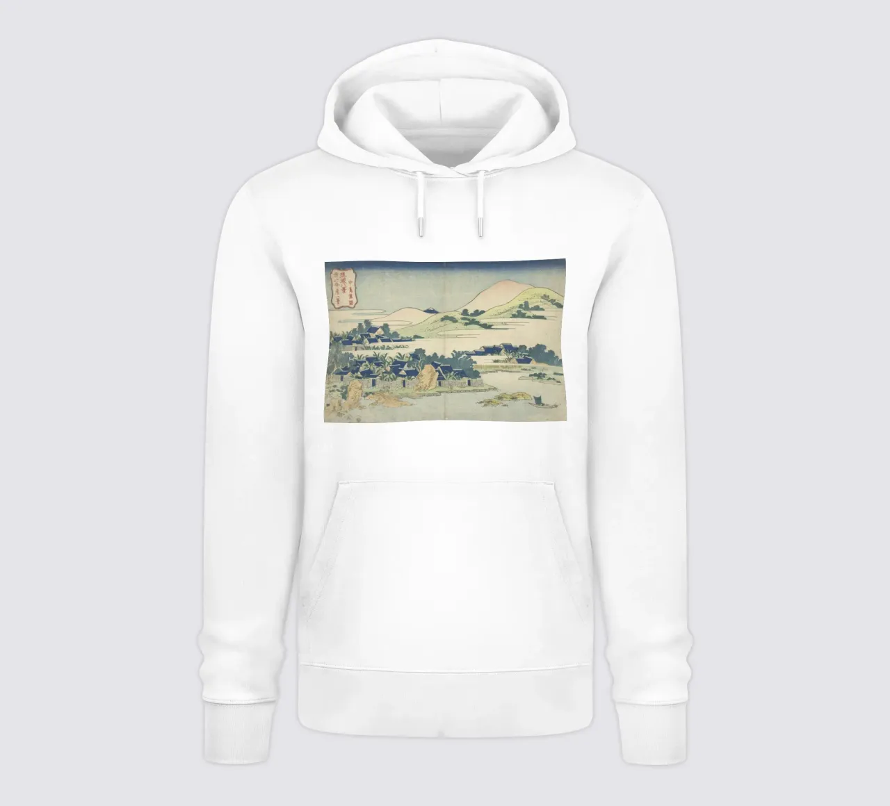 Hokusai Ryūkyū Islands Landscape Impresión tradicional sudadera con capucha de NorwesClub