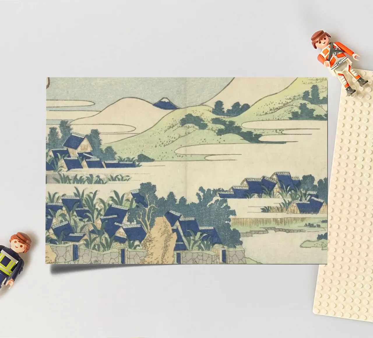 Hokusai Ryūkyū Islands Landscape Traditional Print planche autocollant de NorwesClub