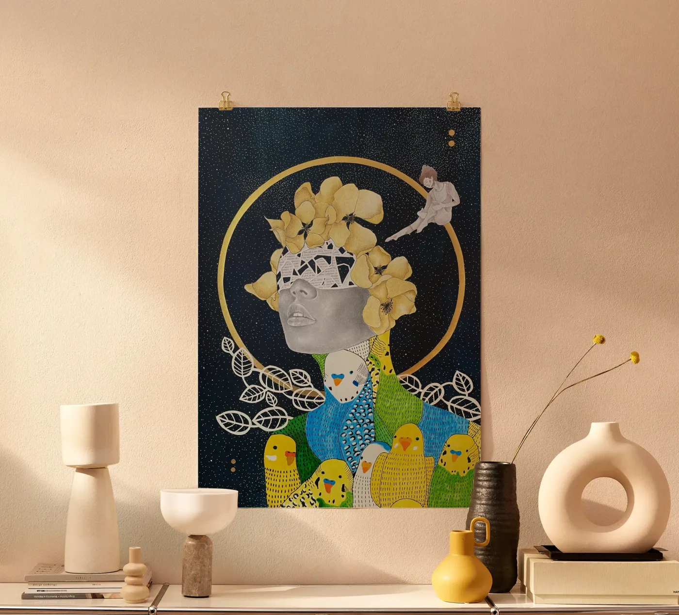 In Between Space poster by Helen Patterson Art