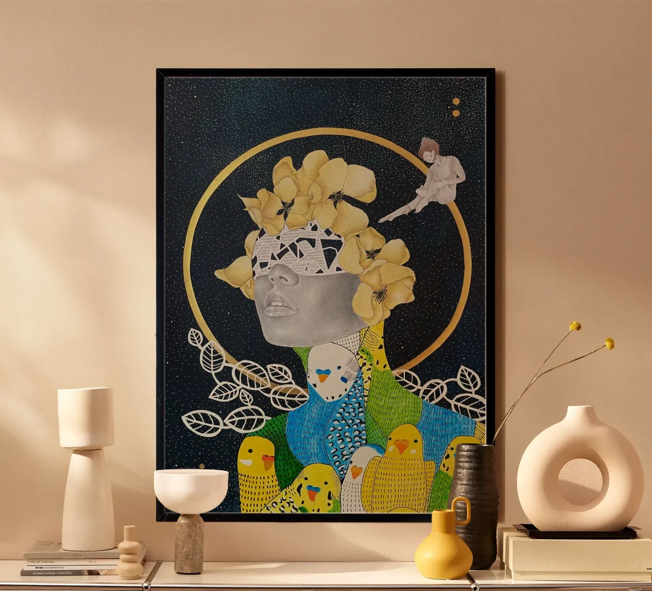 In Between Space poster van Helen Patterson Art