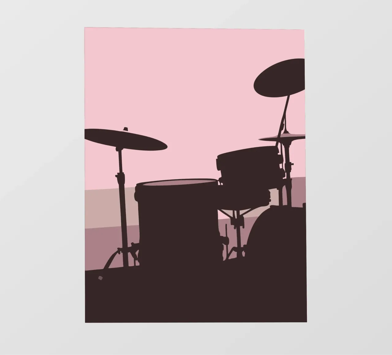 Drumstel fotobehang van MUSIC EDITION