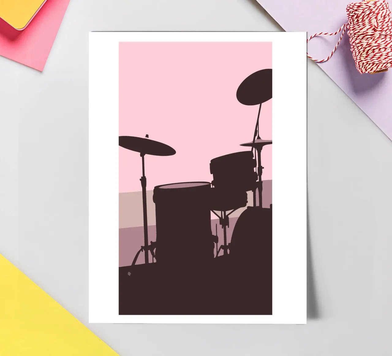 Drum Set sticker sheet by MUSIC EDITION