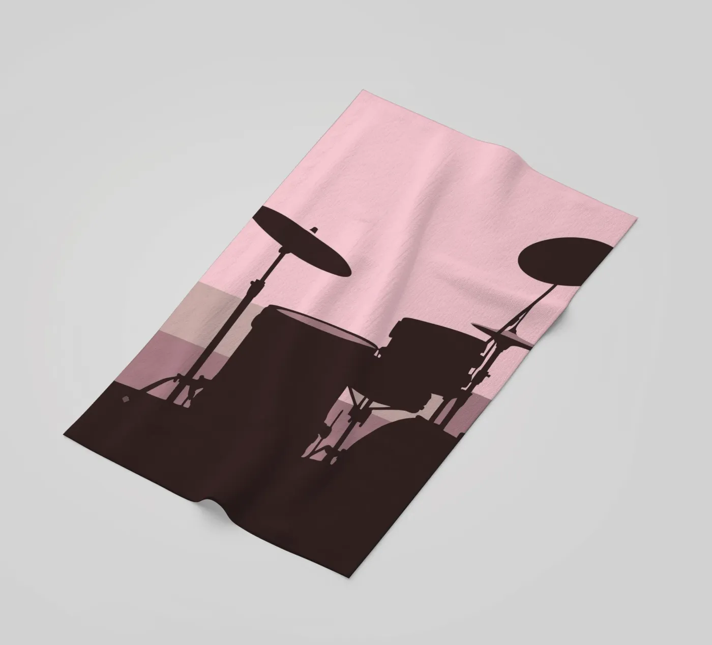 Drumstel strandhanddoek van MUSIC EDITION