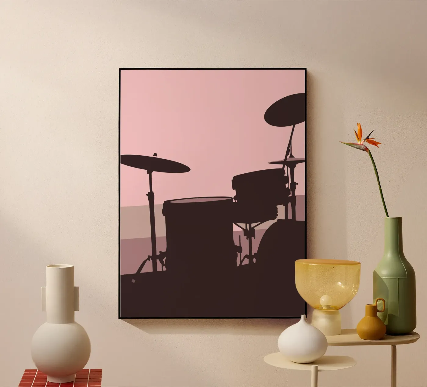 Drumstel acryl van MUSIC EDITION