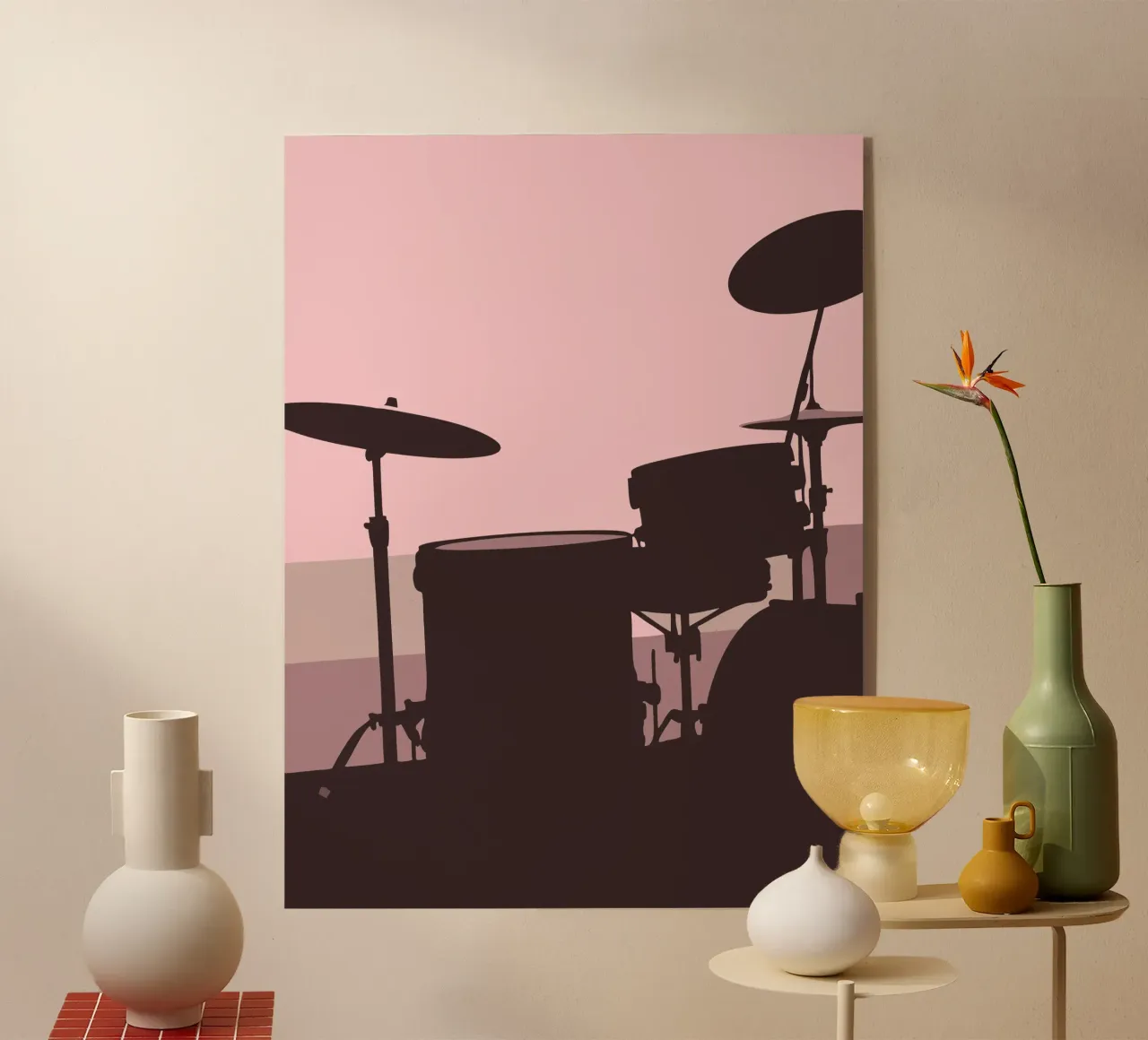 Drumstel acryl van MUSIC EDITION